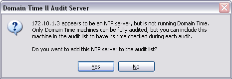 The Add NTP Server dialog