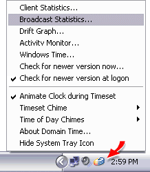 Domain Time II System Tray Applet