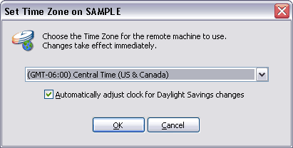 Remote Machine Options