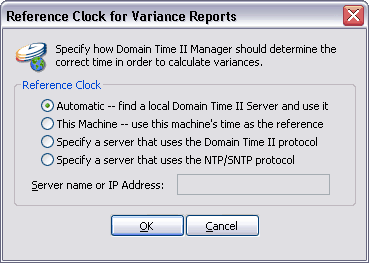 Specifying the Reference Clock